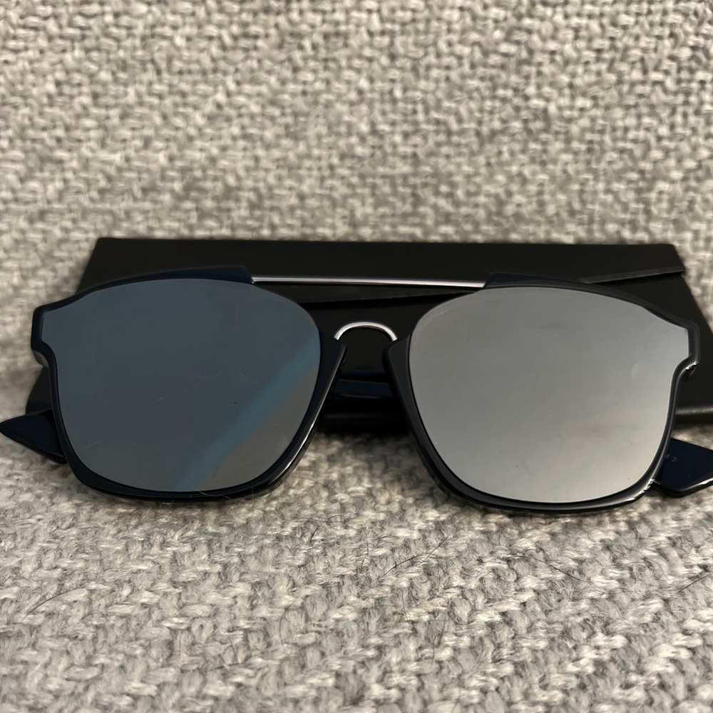 Christian Dior Abstract Mirrored Sunglasses